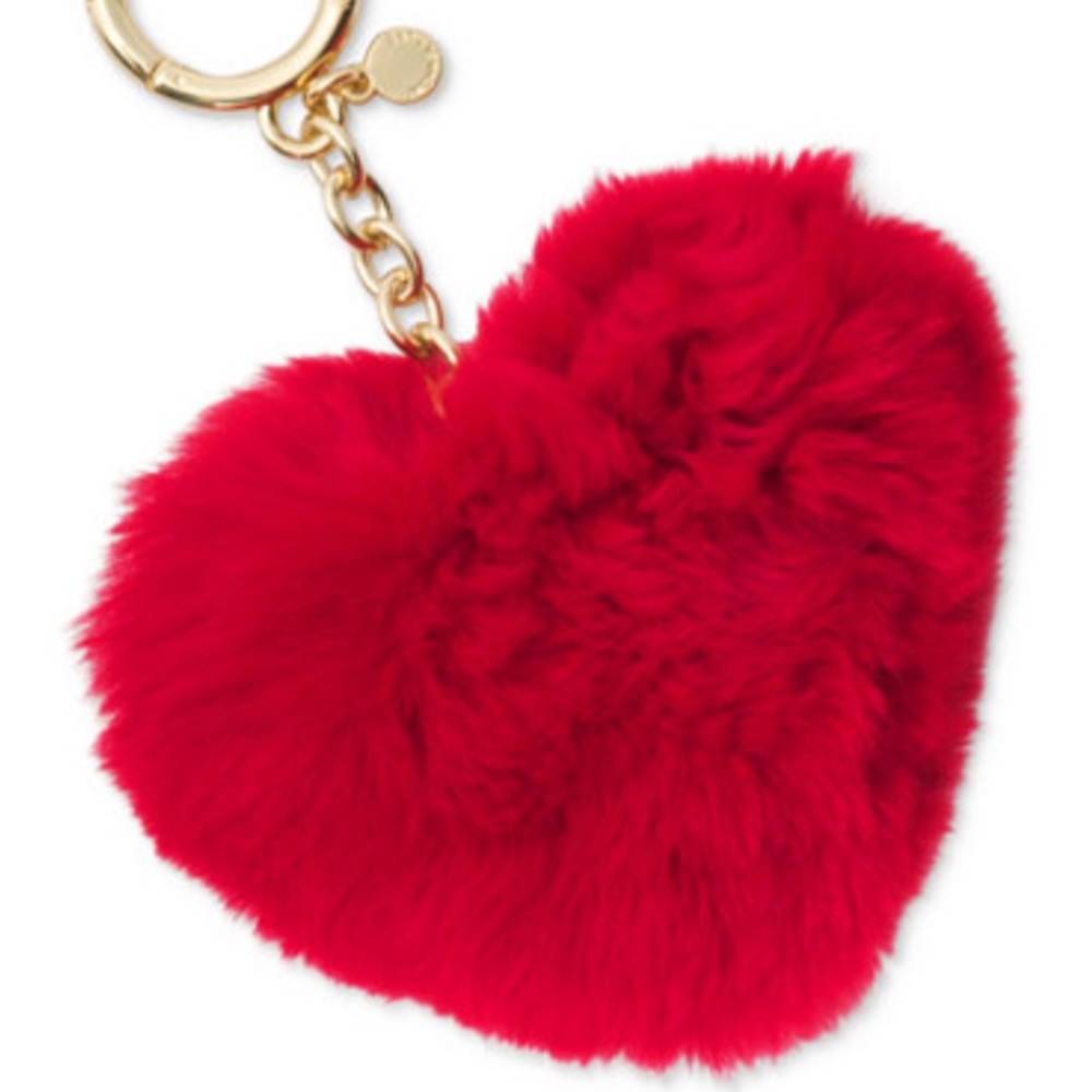 Michael Kors Bright Red Heart Pom Pom
